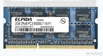 Elpida SODIMM DDR3 2GB 1060