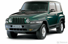 Korando 4x4, klima, tažné, nová STK