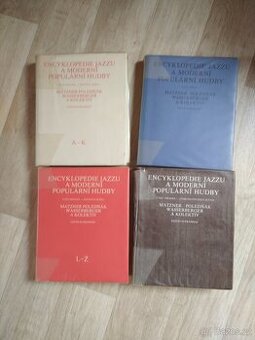 Prodám 4 Encyklopedie jazzu a populární hudby z roku 1986.