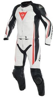 Dainese Assen 2-Pánská kožená moto kombinéza, dvoudílná