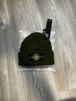 Stone island - zimní čepice - zelená