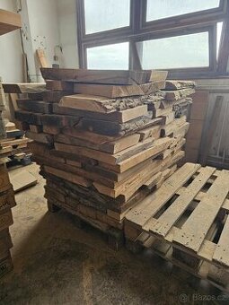 Prodam dubové fošny/zbytky 30-70cm