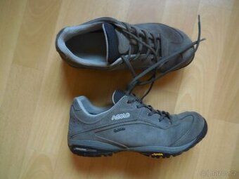 dámské Asolo šedé gore-tex boty kůže 37 24cm