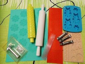 Pomůcky na tvoření s marcipánem, ceny v popisu