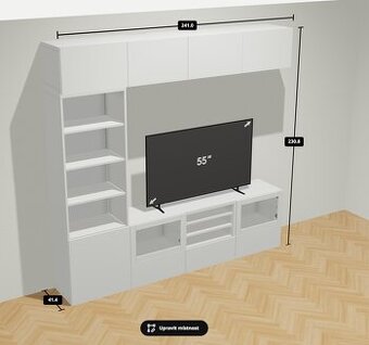 Prodám obývací stěnu IKEA BESTA