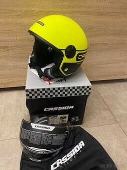 Otevřená helma na motorku Cassida Handy Plus Linear, vel. L