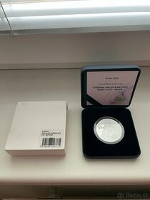 Karel Gott Zpěvák stříbrná uncová medaile