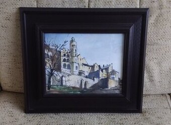 Obraz Jaromír Košař Chrudim Mydlářův dům