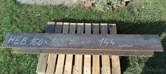 Prodám železný profil HEB 160 délka 144 cm