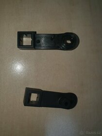 Vířivé klapky ovládací táhla