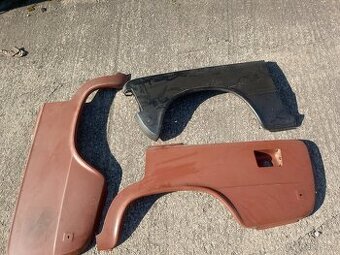 Fiat 125p - levý přední blatník a levý + pravý zadní blatník