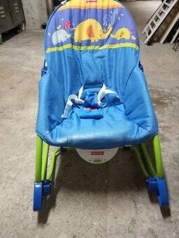 Houpací vibrujici křeslo Fischer Price zdarma