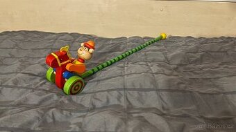 Dřevěná tahací hračka