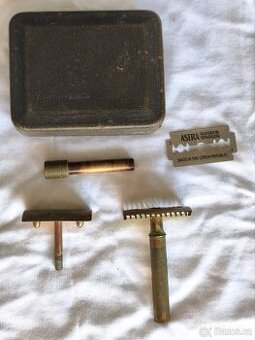 Vintage holící strojek Gillete, Made in USA