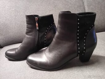 Kožené zimní boty POÉ - 1