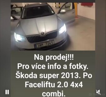 Skoda superb combi 2.0 TDI 4x4 2013 - 1