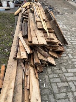 Dřevo za odvoz