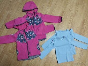 Softshellová bunda Unuo, tričko pro dvojčata