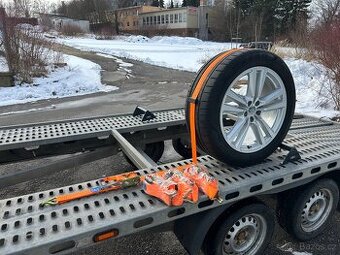 Sada 4ks upínacích popruhů pro přepravu vozidel (VDI 2700)