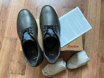 Nové pánské kožené neformální polobotky Baťa - č. 43