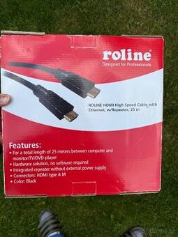 ROLINE HDMI 25m profesionalni kabel se zesilovacem - 1