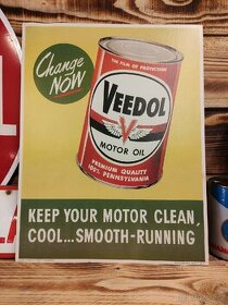 Reklamní cedule veedol