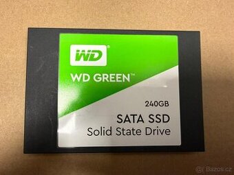 SSD WD Green 240GB SATA – 69% zdraví, plně funkční, rychlý