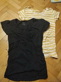 Těhotenská a kojící trička esmara xs