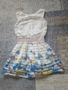 Letní dívčí šaty 8 let krajkové pro slečnu jako nové