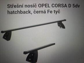 Střešní nosič OPEL CORSA D