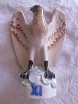 RARE -Stará Porcelánová Soška - SOKOL - Všesokolský Slet XI