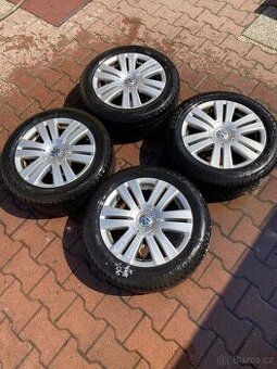 Sada kol Alu vč. zimní pneu , VW Pasat B-6, ET45,7Jx16