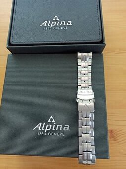 Nerezový tah k hodinkám Alpina, rozteč 22 mm - 1