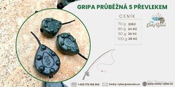 Průběžné olovo Gripa 70-100g