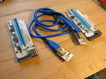 Mining miner redukce riser PCI Express USB3.0 PCE164P-N06