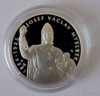 Stříbrná medaile Příběhy naší historie - Svatý Václav proof