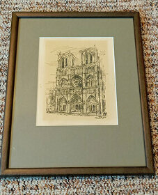 O. Zeman - Notre Dame - perokresba
