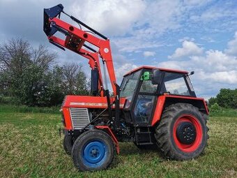 MONTÁŽ ČELNÍHO NAKLADAČE NA ZETOR, ZDARMA JOYSTICK A VIDLE.,