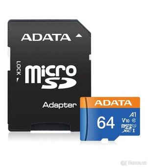 ADATA MicroSDXC 64GB Premier + SD adaptér