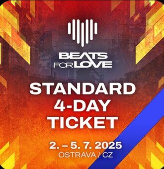 Beats for love 2025, 4 denní standard, 2 ks