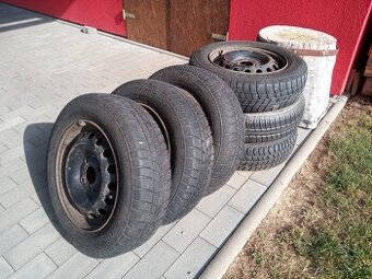 Pneumatiky 155/70 R13 (6ks), vč. plechových disků
