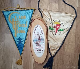Trampské vlaječky, placka. Tramping. - 1