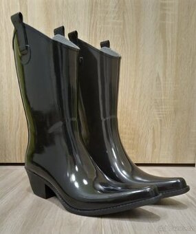 Dámské gumové kovbojské holínky