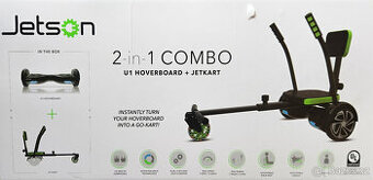 Hoverboard Jetson U1 + Jetkart nástavba na sezení - NOVÉ