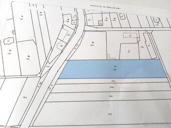 Prodám stavební pozemek (zahradu) výměra 4130m2