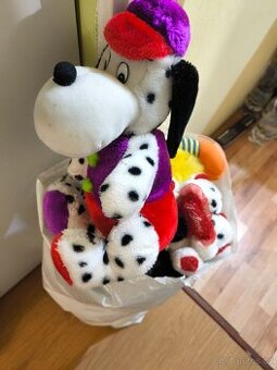 Pytel plný plyšových hraček