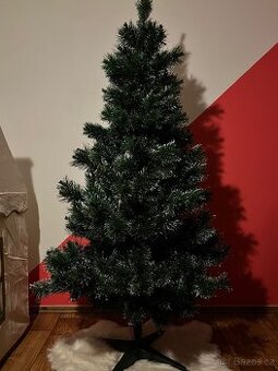 Umělý vánoční stromek BOROVICE s bílými konci+stojan