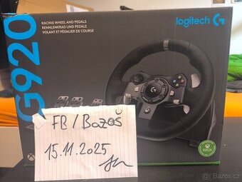 Volant - logitech g920 - nové, rozbalené - PC, Xbox, Playsta