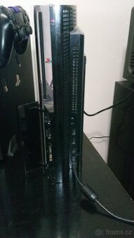 Prodám raritní PS3 FAT CECHC04 (PS1, PS2, PS3) + hry