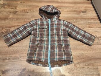 Teplá zimní bunda 104 hnědá